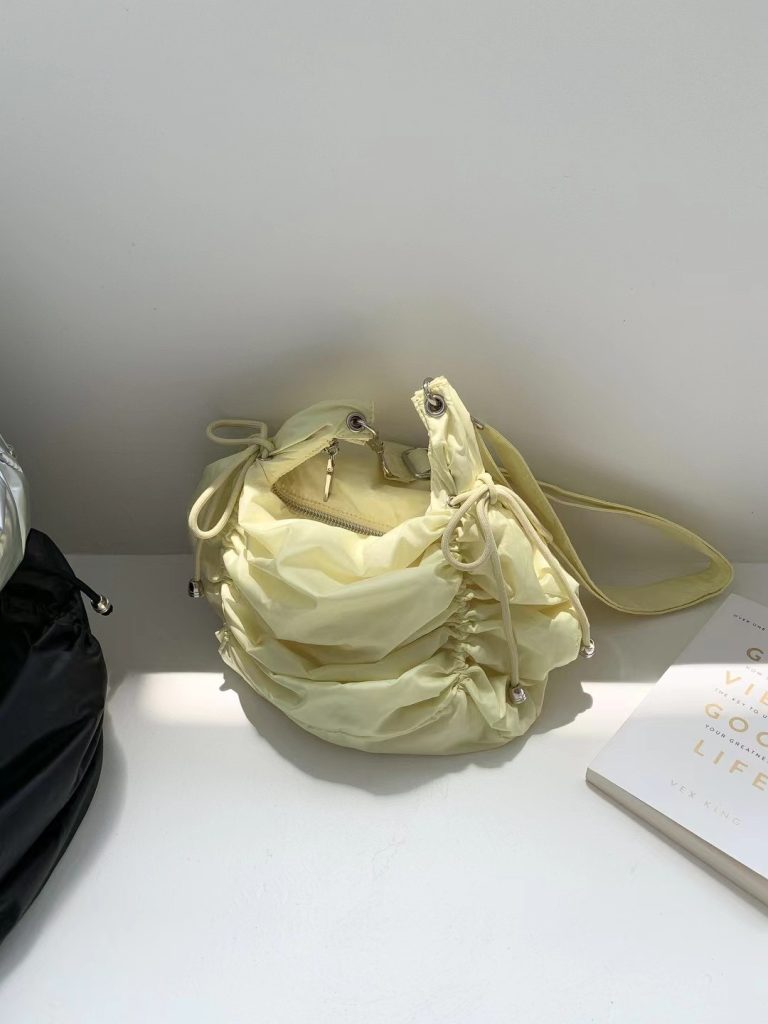 2024 Summer New Korean SCULPTOR Drawstring Adjustable Multi-Purpose Underarm Bag Crossbody Shoulder Bag