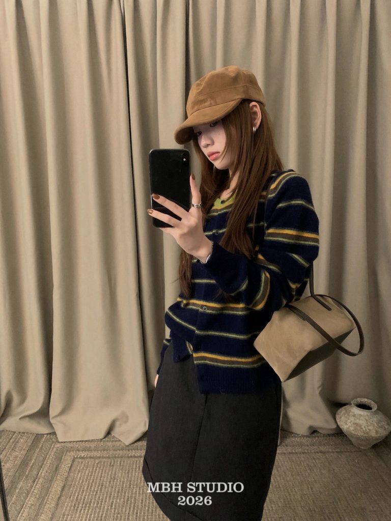 MBH 2026 Fall Minimalist Matte Leather Pillow Bag Korean Shoulder Baguette Bag
